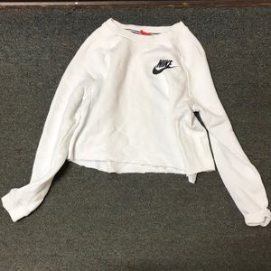 Nike white sweater